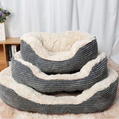 Lit pour chiens et chats avec poils ultra lavables épaississement de couverture tapis de fourrure de laine maison Pet Sleep