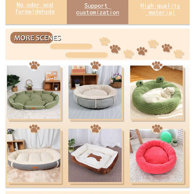Lit pour chiens et chats avec poils ultra lavables épaississement de couverture tapis de fourrure de laine maison Pet Sleep