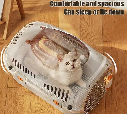 Sac d'espace portable en plastique pour animaux de compagnie Aéronautique Conçu pour transporter des chiens et des chats pour les voyages en plein air