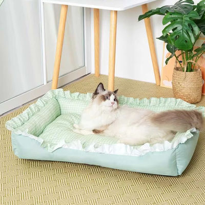 Lit pour chat en peluche et lavable personnalisable et lavable à la machine pour un nettoyage facile