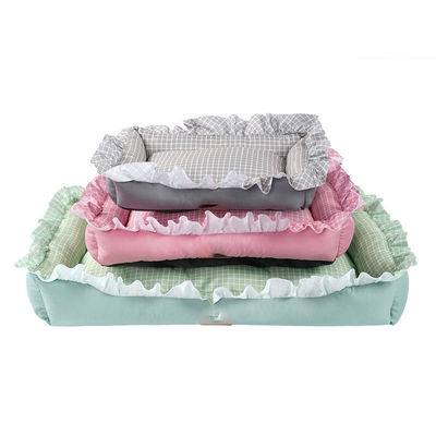 Lit pour chat en peluche et lavable personnalisable et lavable à la machine pour un nettoyage facile