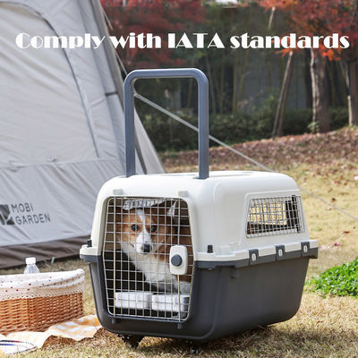 Boîte de transport extérieure pour animaux de compagnie approuvée par la compagnie aérienne