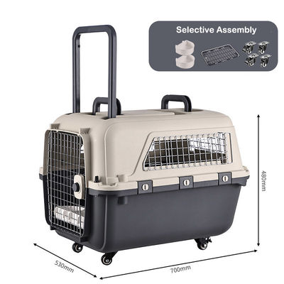 Boîte de transport extérieure pour animaux de compagnie approuvée par la compagnie aérienne