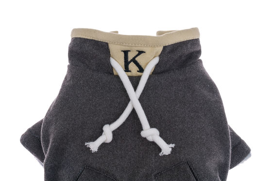 Commodes Jacket pour chien chaud à deux couches Vêtement d'hiver tricoté classique