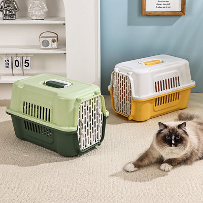 Boîte de voyage confortable pour chat et cadre métallique et confort respirant pour les aventures