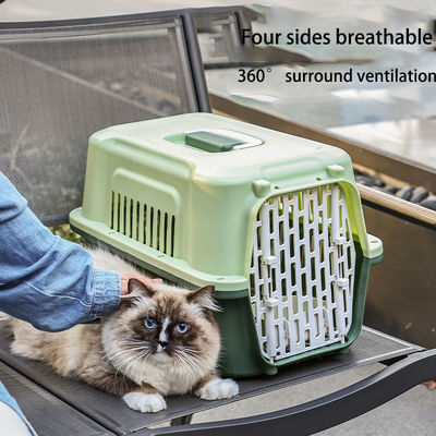 Boîte de voyage confortable pour chat et cadre métallique et confort respirant pour les aventures
