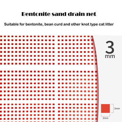 Toilette pour chat en plastique en PP à haute surface, grande boîte à litière pour chat ouverte pour l'intérieur