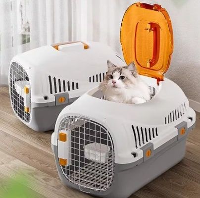 Boîte de transport portable pour animaux de compagnie Accessoires de voyage pour voiture pour le transport durable de chats