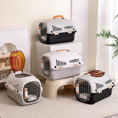 Boîte de transport portable pour animaux de compagnie Accessoires de voyage pour voiture pour le transport durable de chats