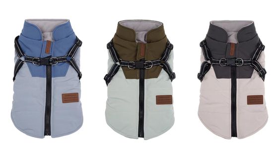 Fonction chaud confortable imperméable à l'eau collier de tortue chien manteau d'hiver pour les petits chiens moyens