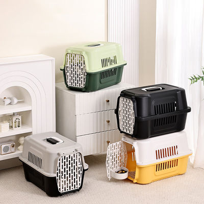 Boîte de transport aérien pour animaux de compagnie Portable Cage à air pour chiens pour petits animaux de compagnie