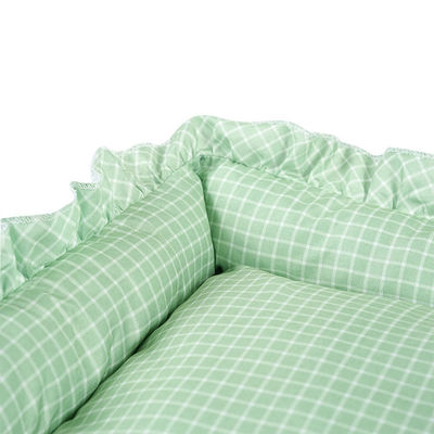 Pet repos Lit de couchage en velours de pêche simple pour chien chat Cuddler lavable de plusieurs tailles