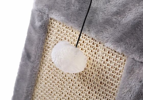 Jeux amusants chats et chiens Lit universel pour animaux de compagnie Lit de jouet pour chat Cadre d'escalade Triangle de chat Table à gratter Aiguiser les griffes Sisal Lit de jouet