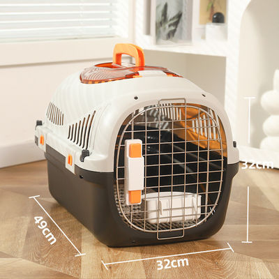 Sac de voyage en PP pour animaux de compagnie, porte-chat, boîte de transport aérien à surface dure pour petits chiens et chats