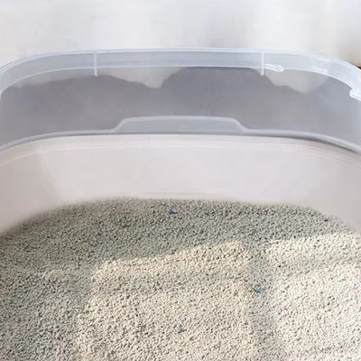 Boîte de litière en plastique propre pour animaux de compagnie avec conception ouverte surdimensionnée et fonction anti-éclaboussures
