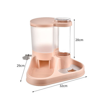 Distributeur d'eau pour chien de petite à grande taille avec alimentateur automatique et batterie à bol d'eau