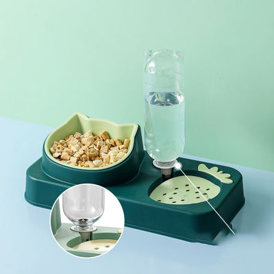 Pet chien chat bouteille d'eau de boisson pas de réglage de l'heure pour les bols de nourriture pour chat et distributeur d'eau