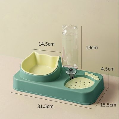 Pet chien chat bouteille d'eau de boisson pas de réglage de l'heure pour les bols de nourriture pour chat et distributeur d'eau