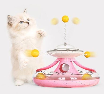 Longtemps utilisé avantage chat Paly jouets Fuite de nourriture Pet Puzzle Interactif Jouet tourne-disque