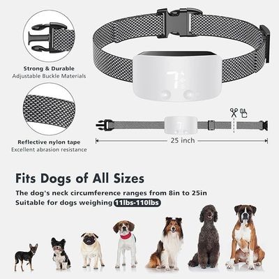 7 Sensitivité réglable Collier de commande de l'écorce rechargeable étanche et programmable