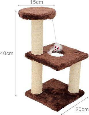 ODM Conçoit des produits pour animaux de compagnie Jouet de saut en tour de chat multicouche pour chats et petits animaux