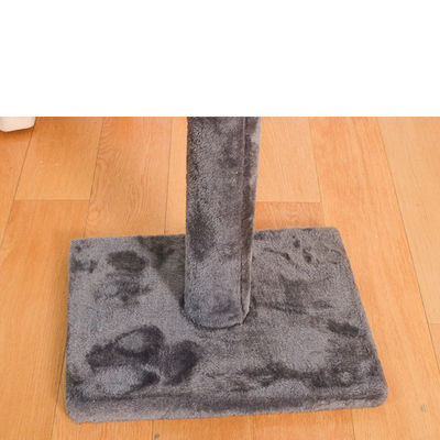 Tour de chat réglable de plancher au plafond avec hamac confortable et fonction de jeu amusant