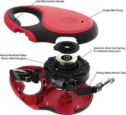 Cordon de câble pour chiens de compagnie Cordon rétractable à 360° sur mesure