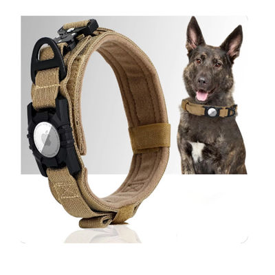 Traqueur GPS personnalisé Air Tag Collier de chien avec nylon réglable et conception lourde