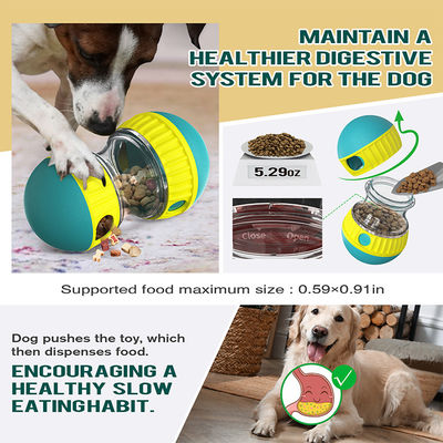 Jouer à des jouets pour chiens Jouet interactif à mâcher pour animaux pour une alimentation lente et une intelligence accrue