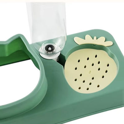 Facile à transporter Pet Bowl Anti-Knock automatique de l'eau potable bocal de chien avec protection contre la bouche humide
