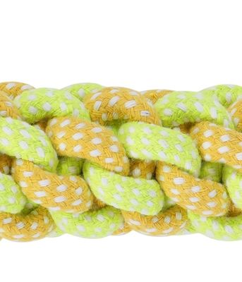 Service de personnalisation fourni Jouets à la corde à mâcher en coton tressé durable pour chiots