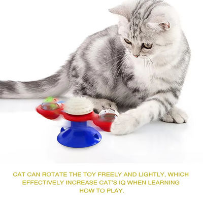Jouet populaire pour chat, tourne-disque, moulin à vent, nourriture, jouet pour chat, jouet avec logo personnalisé