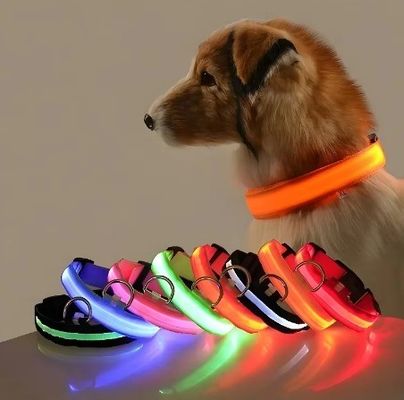 Le collier de chien en nylon personnalisé avec logo