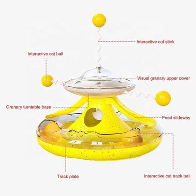 Jouet pour le plaisir personnel des chats Moulin à vent Spinner Ball pour le jeu interactif populaire
