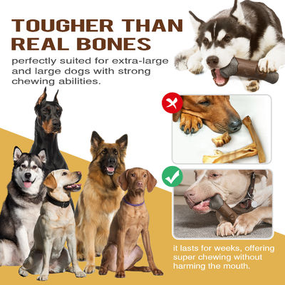Service de personnalisation fourni jouet TPR durable jouet à mâcher pour chien pour mâcheurs agressifs