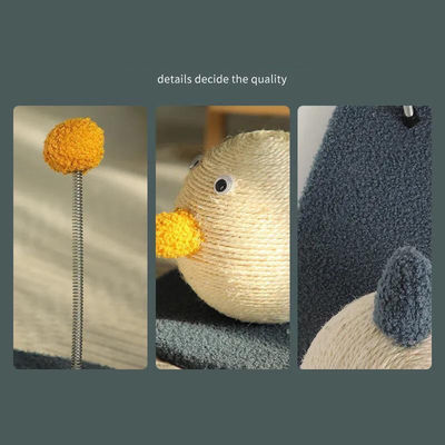 Le chat gratte le canard forme l'arbre de chat Sisal cadre d'escalade gratte la balle gratteuse plaque d'érable
