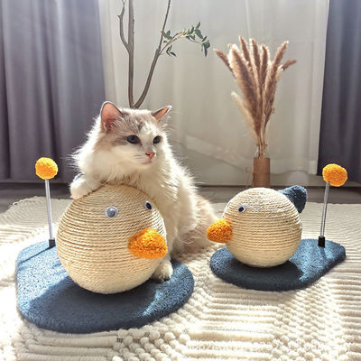 Le chat gratte le canard forme l'arbre de chat Sisal cadre d'escalade gratte la balle gratteuse plaque d'érable