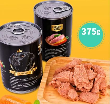 Ingrédient de poulet de qualité supérieure 100% naturel Beaf cru Nourriture humide en conserve pour animaux de compagnie haute nutrition