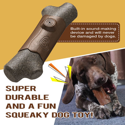 Jouets à mâcher pour chiens interactives Nettoyage des dents pour os Indestructible Nylon/TPR Jouet à grincer