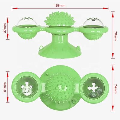 Dispenser alimentaire TPR Jouets interactifs pour chats Jouet de conception pour animaux de compagnie pour chats d'intérieur Matériau ABS