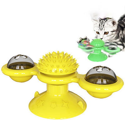 Amusez vos chats avec un jouet de tasse d'aspiration au sol sûr et écologique