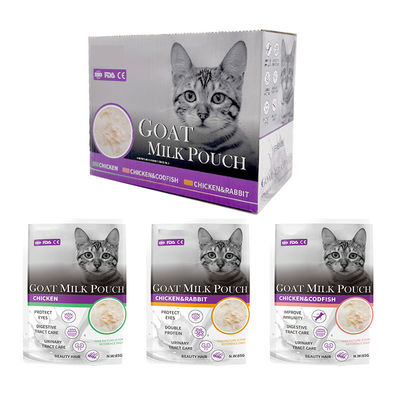 Vitamines et minéraux Caractéristique de santé De qualité supérieure Lait de chèvre Sacoche de lait de chat