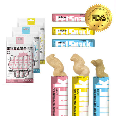 Mangez de la viande avec un bâton de chat de 55% pour les chiens 15 g/pcs