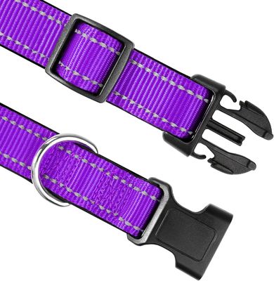 Collier de chien en néoprène doux avec réflecteur imperméable C-01