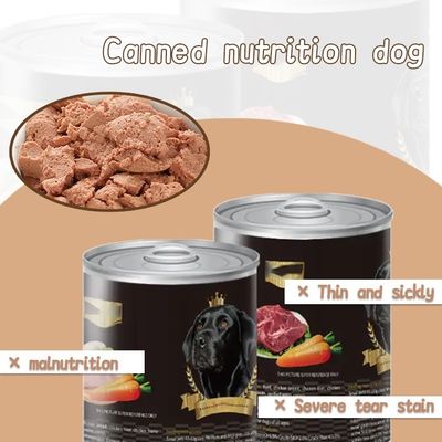 Aliments en conserve pour chiens à saveur mixte pour OEM/ODM Poulet, bœuf, légumes, animaux de compagnie humides, friandises crémeuses
