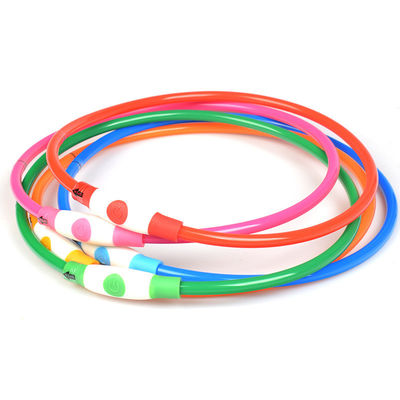 Service de personnalisation fourni Collier pour chien LED en silicone rechargeable USB imperméable