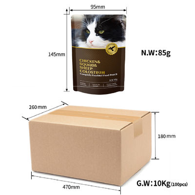 Produits populaires en conserve pour chats humides avec service de personnalisation 85g pour chiot