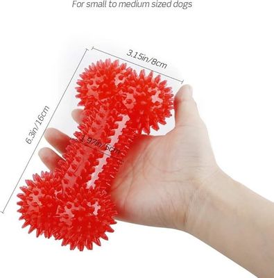 Jouet à os de chien TPR Jouet à mâcher durable pour mâcheurs agressifs Nettoyage et entraînement des dents
