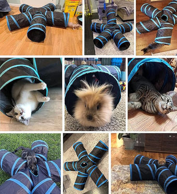 Style populaire pliable doux pour chat, tunnel de cercle, jouet carré, détachable