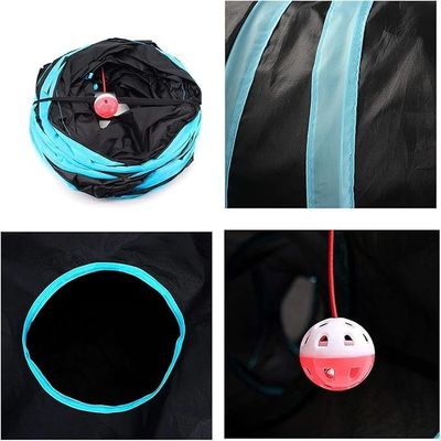 Service de personnalisation fourni 4 façons de chat lit tunnel pop-up pliable jouet tube pour animaux de compagnie